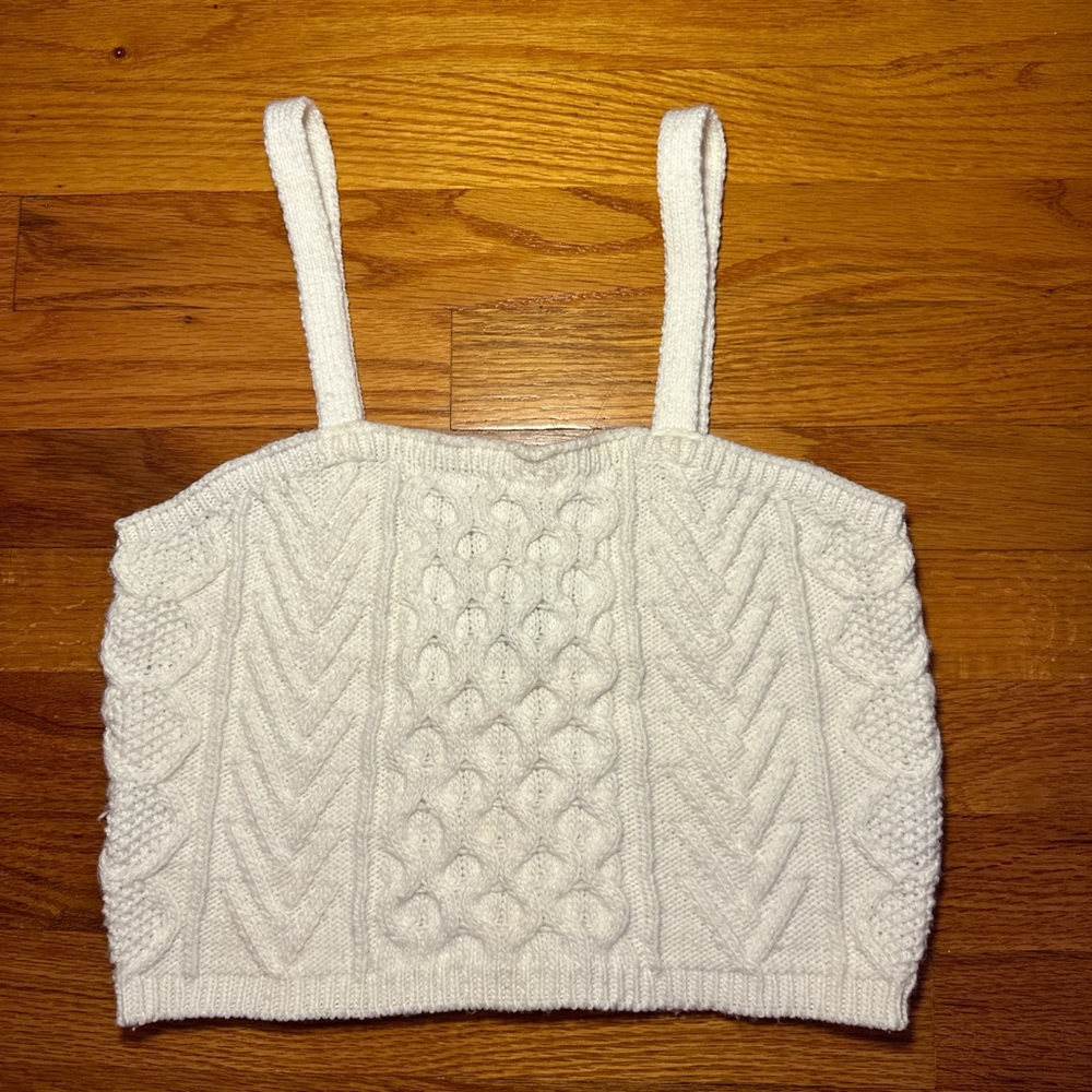 Knit crop top